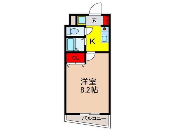 グランディ－ルⅧの物件間取画像